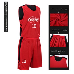 Maillot de <span class=keywords><strong>basket</strong></span>-ball en polyester double face pour hommes, uniforme d'équipe personnalisé pour les compétitions étudiantes, entraînement sans manches, séchage rapide - Product Image 4