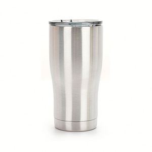 Reusable 20oz Waist Shaped Tumbler Vacuum Insulation Car Mount Fit Cold Drink <b>Mug</b> - Product Image 1
