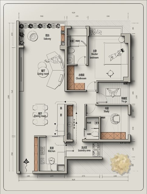 HAIYUE Whole House Customization Luxury Home Interior Design Modern Style 3d Rendering Interior Design Services