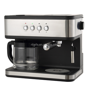 Aifa 2 en 1 Machines à café expresso et moulin à grains Nouveau style rétro Machine à café portable 20 bars avec fonction d'échauffement - Product Image 2