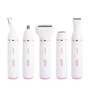 Tondeuse multi-oreilles et <span class=keywords><strong>nez</strong></span> Tondeuse pour le corps Rasoir pour femmes Rasoir pour bikini Rasoir pour femmes 5-en-1 Rasoir <span class=keywords><strong>épilateur</strong></span> facial pour femmes - Product Image 1