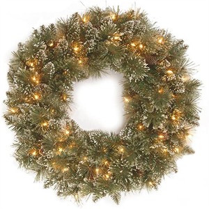 Guirnalda Navideña Artificial Preiluminada con Bayas Rojas y Luces Colgantes para Puerta Principal, Adornos Navideños, Precio de Fábrica, Venta al Por Mayor - Product Image 4