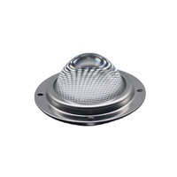Frais nouveau 56mm diamètre faisceau étroit 45 degrés Anti éblouissement mise au point lumière verre diffuseur Cob lentilles optiques pour Leds