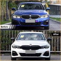 Kit carrosserie G20 G28 pour BMW Série 3, mise à niveau au style M Sport, comprenant pare-chocs avant, diffuseur arrière, jupes latérales et calandre, modèles 2019 2020 2021 2022