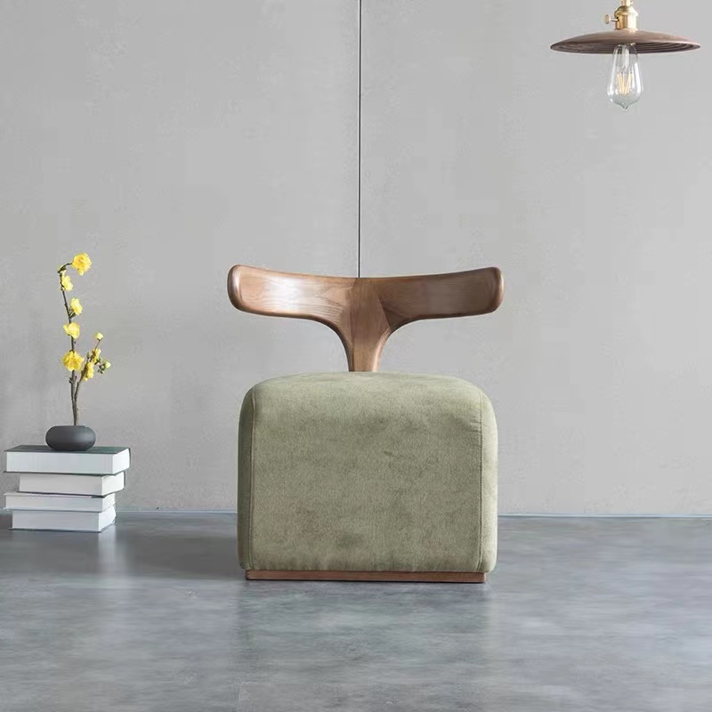 Wholesale solid oak wood restaurants hotel lounge chair modern home furniture leisure living room chairs