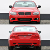 Kit Carrosserie Sport MT M de Haute Qualité pour Modification Automobile, Pare-chocs Avant et Arrière M Tech pour BMW Série 3 E92 E93 2005-2012