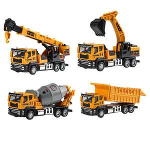 <span class=keywords><strong>Camion</strong></span> mélangeur et <span class=keywords><strong>camion</strong></span> benne à inertie en métal à l'échelle, <span class=keywords><strong>jouet</strong></span> pour enfants de maternelle - Product Image 5