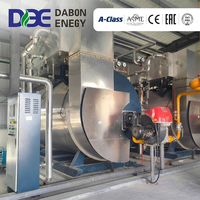 Chaudière à vapeur à gaz et mazout de 1 tonne et 1,5 tonne avec brûleur à faibles émissions de NOx pour la transformation du lait, chaudière à vapeur à tubes de feu à haute efficacité CE