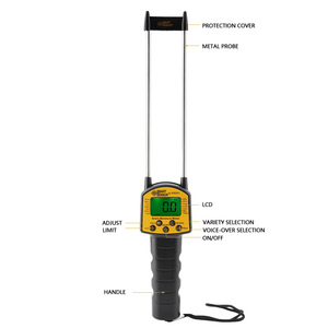 Wholesale Professional Digital Grain Moisture Meter Corn Wheat Peanut Sorghum Feed Measurement Tester Household <b>Thermometer</b> - Product Image 4