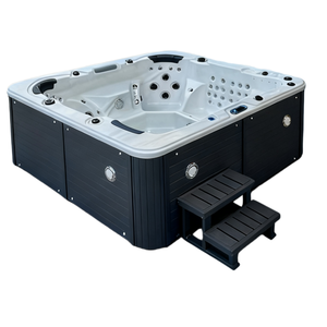 Vasca Idromassaggio <span class=keywords><strong>Jacuzzi</strong></span> Spa Moderna Autoportante in Acrilico per Esterni con Idromassaggio e Piscina per il Relax e il Divertimento - Product Image 1