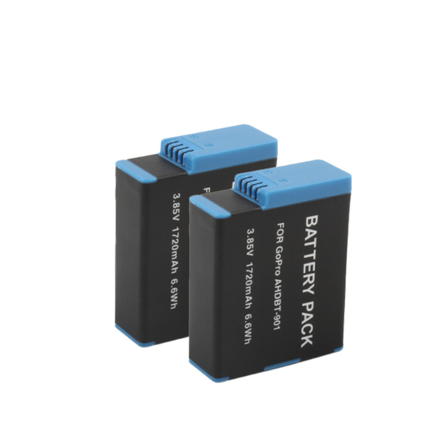 Brand New Replacement 3.85V AHDBT-901 Camera Battery for Go Pro HERO9 Action Sport Li-ion Rechargeable 1720mAh Black Battery