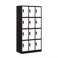 Casiers de gym modernes en acier durable à 12 portes avec fonctions réglables Hengli HL-LQ581 pour la maison, le bureau, l'école et l'hôpital
