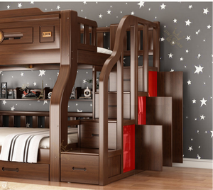 <span class=keywords><strong>Cama</strong></span> litera alta y baja de alta <span class=keywords><strong>calidad</strong></span>, más vendida, para niños, material de protección ambiental, muebles de dormitorio, camas dobles con almacenamiento - Product Image 5