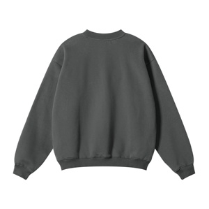 400GSM Heavyweight Crewneck <b>Sweatshirt</b> 6669 Custom Brand Vintage <b>Plain</b> Men Pullovers Thick Blank Streetwear <b>Sweatshirts</b> OEM - Product Image 3