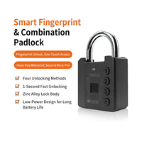 Cadenas intelligent étanche IP67 avec empreinte digitale, application Tuya, serrure électronique biométrique sans clé pour maison, portail, garage, armoire de rangement, bureau
