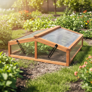 Mini-serre en bois de <span class=keywords><strong>sapin</strong></span>, serre froide en bois pour extérieur - Product Image 1
