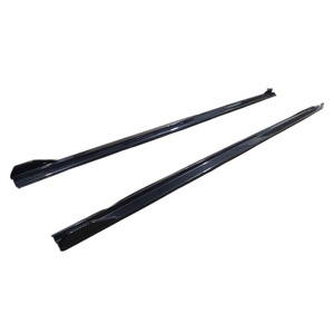Pièces automobiles Kit carrosserie Kit aérodynamique W205 <span class=keywords><strong>AMG</strong></span> <span class=keywords><strong>C63</strong></span> C63s Jupes latérales en fibre de carbone pour Mercedes Benz Jupes latérales Carbone sec 2015-2021 - Product Image 1