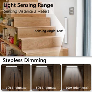 Usb Oplaadbare Led Bewegingssensor Lichtstrip Moderne Magnetische Kastverlichting Voor Kasten Kasten & Trap Voor Woonkamer - Product Image 4