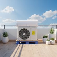 Système de climatisation mini-split à refroidissement et chauffage rapides, climatiseur à inverter, économie d'énergie, silencieux, 12000 à 24000 BTU