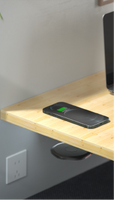 Chargeur sans fil invisible sous la table, chargeur sans fil longue distance 30 mm, chargeur intelligent rapide 10 W pour téléphone portable, OEM ODM