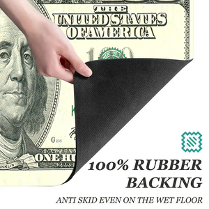 พรมเช็ดเท้าลายสัตว์ทันสมัย MD MD-R1130 ผลิตจาก PVC แบบวงกลม ทนทานต่อการกัดกร่อน กันลื่น ผลิตด้วยเครื่องจักร รูปทรงสี่เหลี่ยมผืนผ้า สำหรับใช้ในบ้าน - Product Image 5