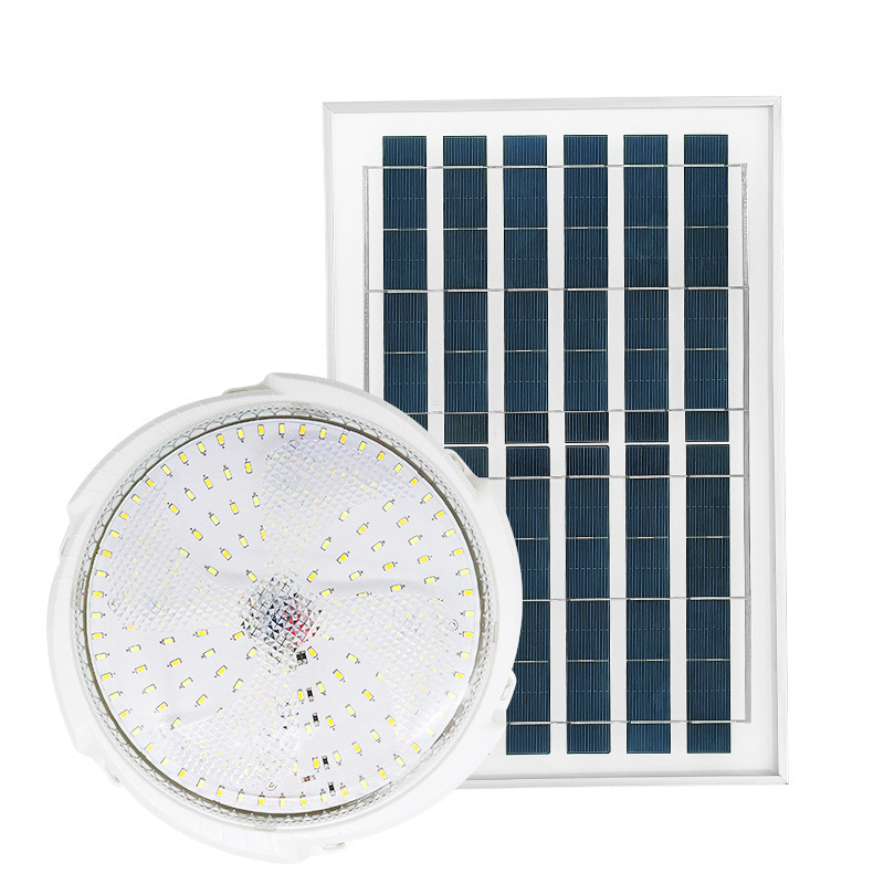 New Indoor Solar Ceiling Light with Sensor Control LED Light Lamp for Modern Home Living Room