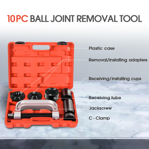 Kit de herramientas de instalación de presión para camiones de servicio pesado Mastercraft, extractor de rótulas con accesorio en C, juego de herramientas para vehículos - Product Image 2