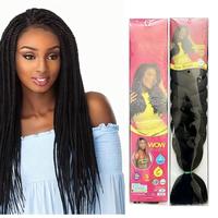 BELEZA 30 #     Extensions per capelli afro Yaki grandi ed economiche, con texture naturale, da 82 pollici, 165g, per trecce e dreadlock africani