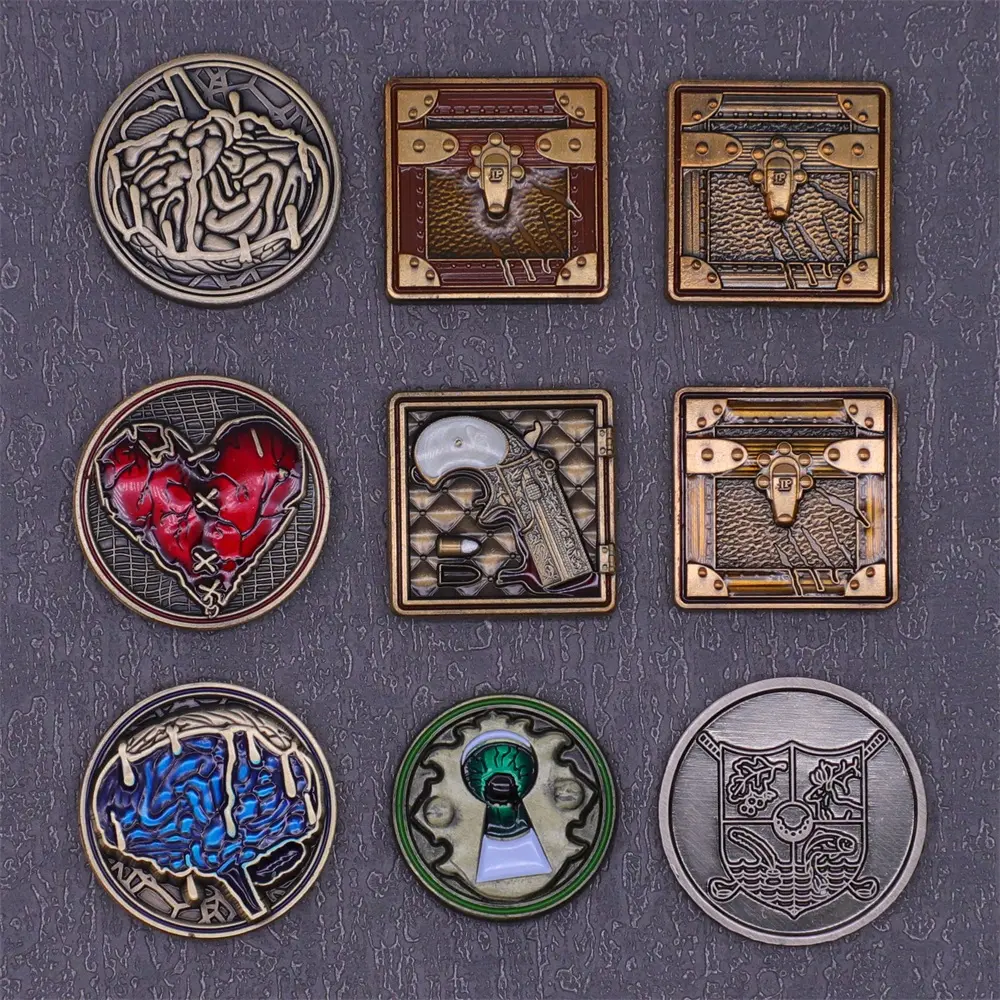 Tipo personalizzato di alta qualità di monete Commemorative monete Souvenir sfida in metallo moneta 3D
