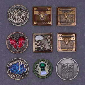 Hochwertige benutzer definierte Art von Gedenkmünzen Souvenir münzen Metal Challenge 3D-Münze