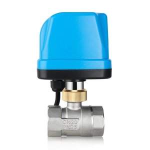 Válvula moduladora automática de <span class=keywords><strong>3</strong></span> vías con actuador eléctrico de 12V CC, válvula de bola operada por motor DN50 para sistemas de tratamiento de agua - Product Image 1