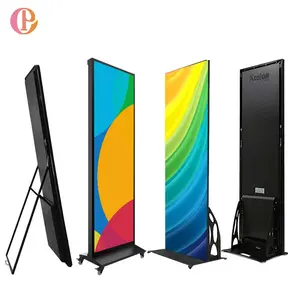 P1.25 layar LED Poster LED penuh warna p2.5 peraga Poster LED bingkai p2 layar LED Poster Digital