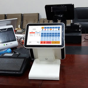 El precio más barato Intel Pos Terminal Pantalla dual POS Caja registradora 4G/WIFI/Bluetooth/NFC/Lector de tarjetas de identificación Pos <span class=keywords><strong>Cajero</strong></span> - Product Image 5