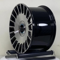 Jantes en alliage d'aluminium sur mesure, neuves d'usine, moyeu modifié, roues forgées de 18 à 21 pouces avec design maillé 25mm 20mm