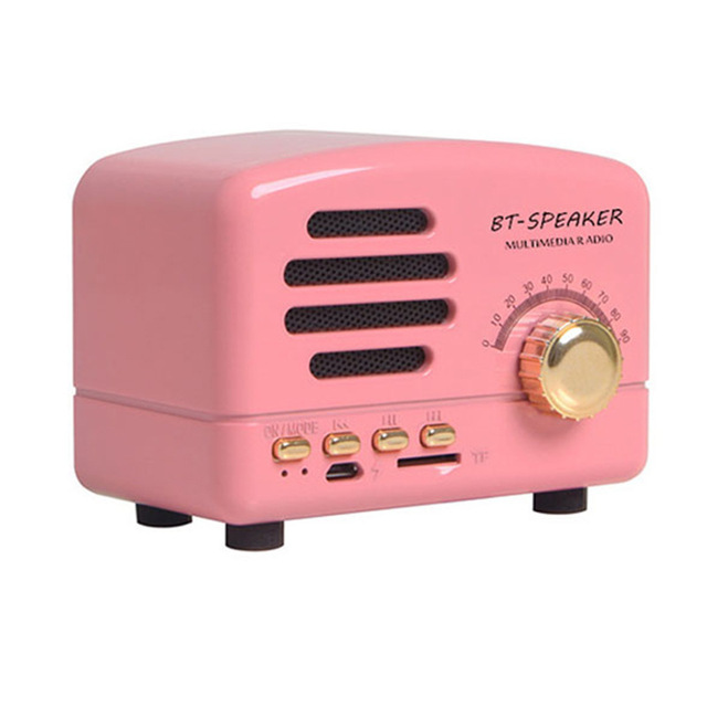 Kinggard Hot Sale Retro Wireless for Speaker New Design Fashion Multi Color Portable with AM/FM Radio for Mobile Computer