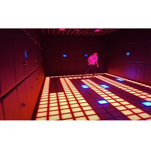 High Quality And Latest Design Decoration Interactive Led Dance Floor Light Health Game 3d Dance Floor