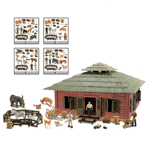 Realistic Plastic <strong>Farm</strong> Figurines Play <strong>Set</strong> Includes <strong>Farm</strong> House Toys - Product Image 3