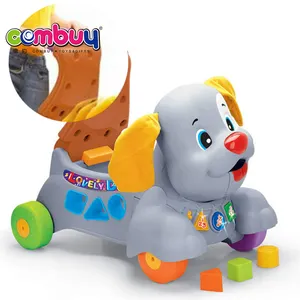 新型多功能骑玩具狗卡通花式婴儿学步车