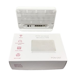 Terminal FTTR sans fil OEM FTTH GPON V173-50 Wifi6 4GE+1POTS+1USG Port optique descendant 2.4G/5G Wifi 7DB jusqu'à 3000 Mbps - Product Image 3