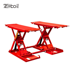 Taşınabilir 4000kg orta katlı hidrolik araba makaslı asansörler çift silindir 1.2m 110v/220v/380v araba asansörleri - Product Image 6