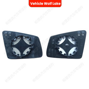 Cristal de espejo lateral para coche Mercedes-Benz 212 2009-2013, piezas de repuesto izquierda y derecha, ABS blanco - Product Image 3