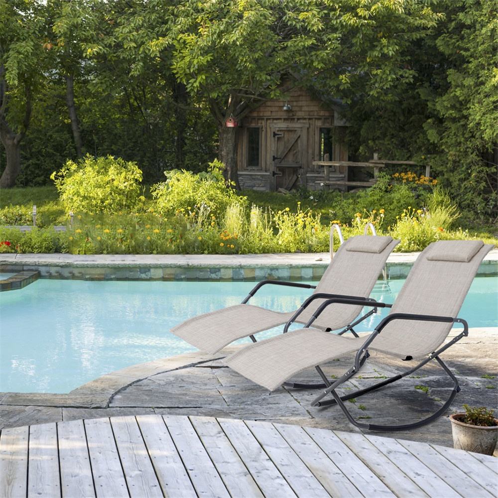 Gros dimensions des chaises de piscine pour la commodité et les loisirs