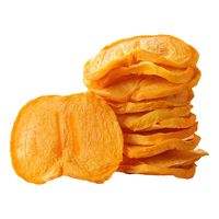 Gedroogde persimmonplakjes Senyue AD-proces, zoete smaak, oorsprong Guangxi China, hoge kwaliteit, bulkverpakking, gedroogde fruitsnack