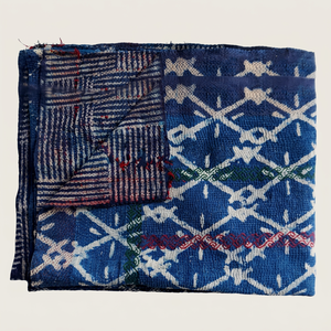 Venta caliente Vintage Indigo Kantha bordado colcha de tamaño doble - Product Image 1