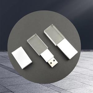 Crystal Usb Flash Drive Rectángulo transparente Genuino Usb Flash Drive Regalo DE BODA Pen Drive - Product Image 6