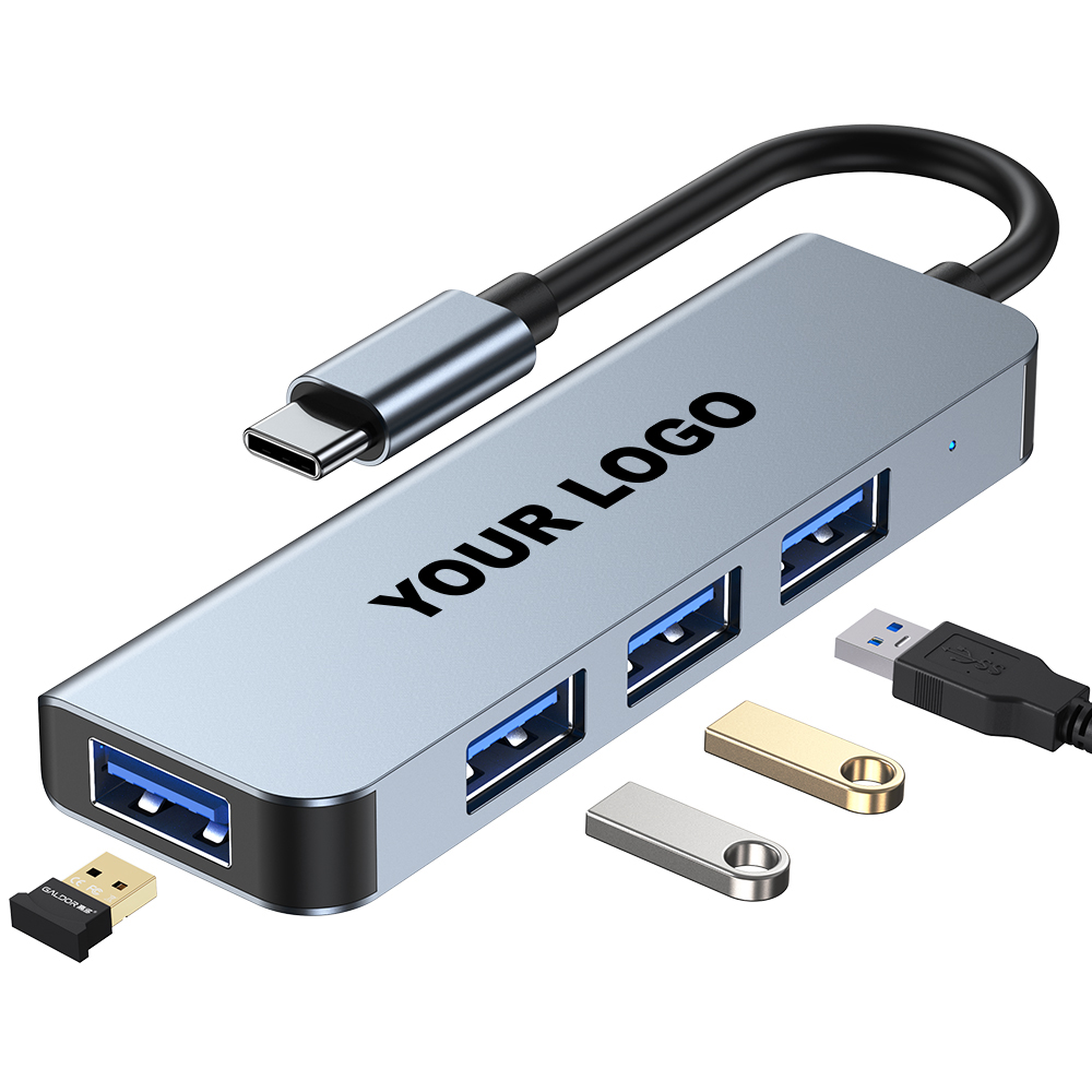 Лидер продаж, usb-концентратор, адаптер 4 в 1, usb-концентратор 3,0, док-станция, адаптер usb type-c