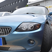 Ensemble de phares LED KGKB pour BMW Z4 E85 2003-2008 2.5i 3.0i, mise à niveau Angel Eyes Bi-LED Projecteur Haute Luminosité Plug and Play
