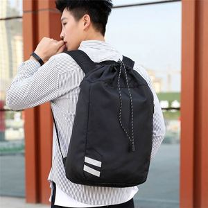 Mochila deportiva de baloncesto sublimada informal para hombre, de nylon negro, con compartimento para balón, muestra gratuita. - Product Image 6