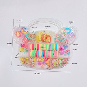 Set <span class=keywords><strong>de</strong></span> Accesorios para el Cabello <span class=keywords><strong>de</strong></span> Niñas, en Caja <span class=keywords><strong>de</strong></span> Regalo, <span class=keywords><strong>de</strong></span> Resina <span class=keywords><strong>de</strong></span> Poliéster y Plástico - Product Image 4