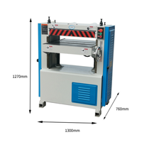 Raboteuse à bois large de 180 mm, profondeur de 180 mm, facile à utiliser, machine à bois polyvalente 5 kW 220 V